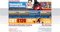 Desktop Screenshot of chelmsfordmotorcycletraining.co.uk