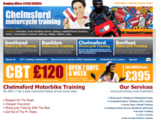Tablet Screenshot of chelmsfordmotorcycletraining.co.uk